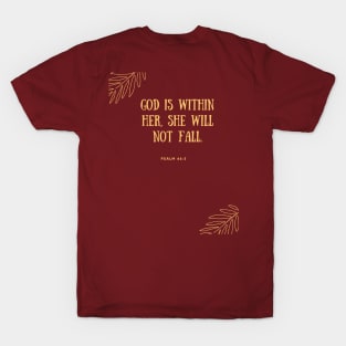 7Sparrows Psalm 46:5 T-Shirt